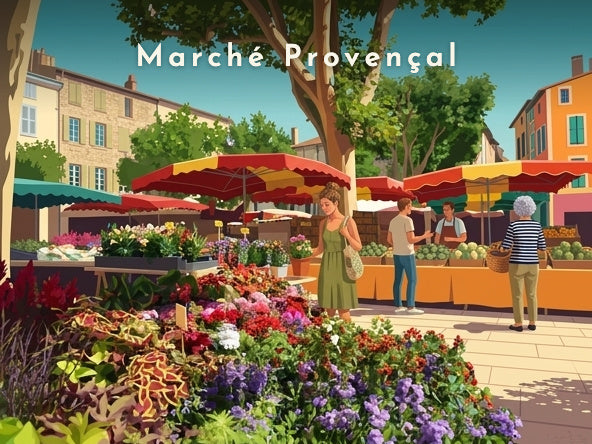 Marché Provençal — Pôdevache, visuel seul