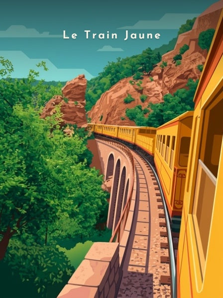 Le Train Jaune — Pôdevache, visuel seul