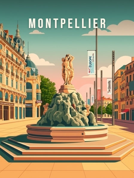 Fontaine des Trois Grâces — Pôdevache, visuel seul