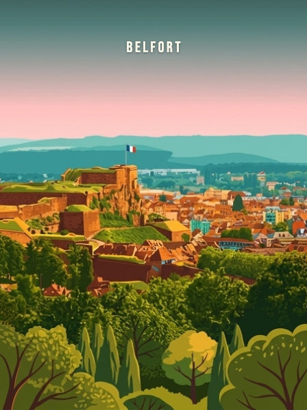 Panorama sur la Citadelle — Pôdevache, visuel seul