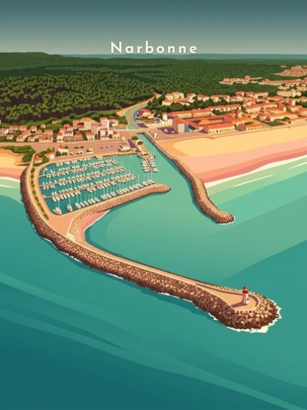 Narbonne-Plage — Pôdevache, visuel seul