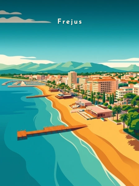 La plage et le front de mer — Pôdevache, visuel seul