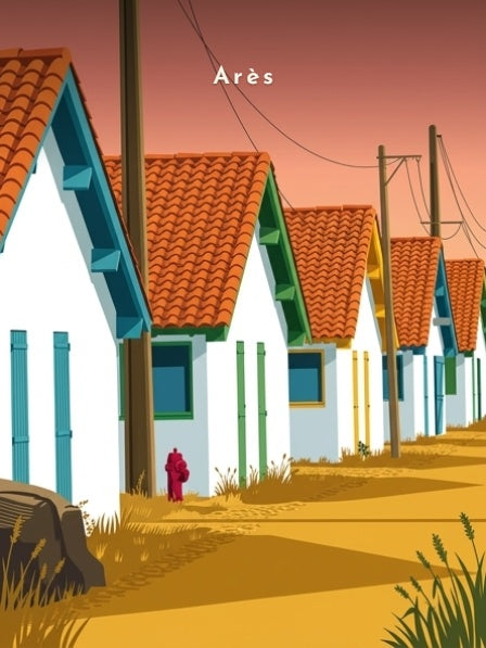 Cabanes du port ostréicole — Pôdevache, visuel seul