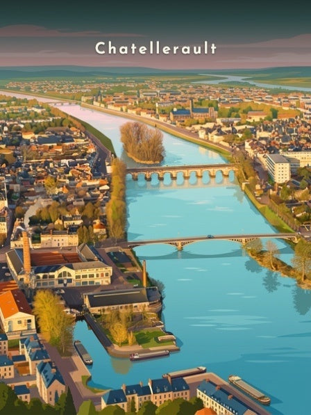 La Vienne et le pont Henri-IV — Pôdevache, visuel seul