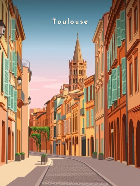 Perspective pavée de la rue du Taur — Pôdevache, visuel seul
