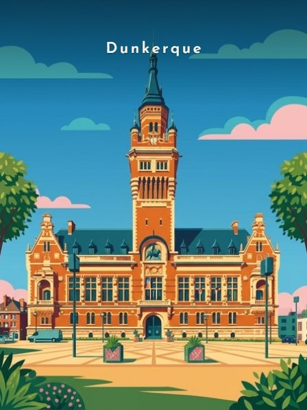 L'Hôtel de Ville et son beffroi — Pôdevache, visuel seul