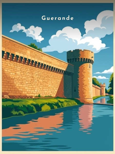 Les remparts et les douves — Pôdevache, visuel seul