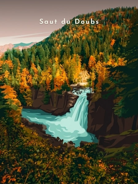 Saut du Doubs — Pôdevache, visuel seul