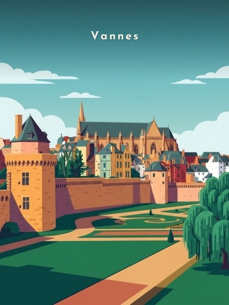 Les remparts et leurs jardins — Pôdevache, visuel seul