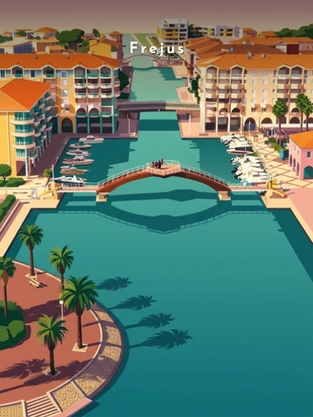Les canaux de Port-Fréjus — Pôdevache, visuel seul