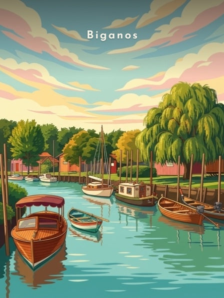 Le port — Pôdevache, visuel seul