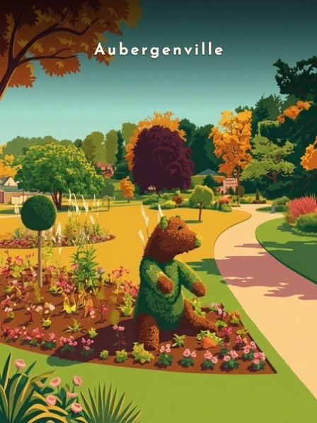 L'ours végétal du parc — Pôdevache, visuel seul