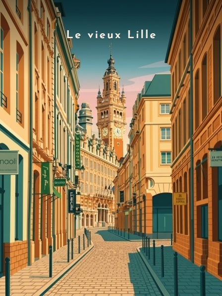 Le vieux Lille — Pôdevache, visuel seul