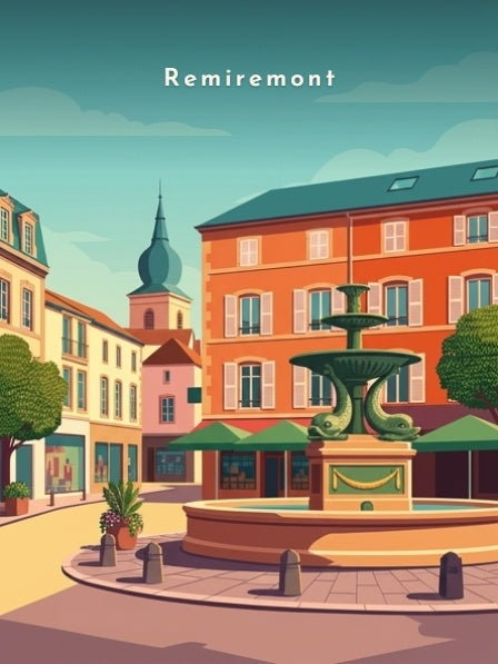 La Fontaine des Dauphins — Pôdevache, visuel seul