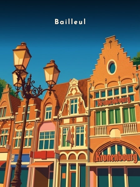 Façades de la Grand-Place — Pôdevache, visuel seul