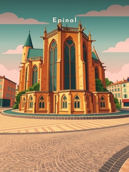 Le chevet de la basilique Saint-Maurice — Pôdevache, visuel seul
