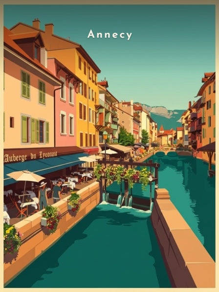 Le canal du Thiou — Pôdevache, visuel seul