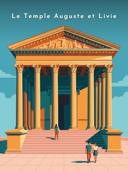 Le Temple Auguste et Livie — Pôdevache, visuel seul