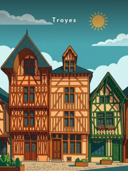 Maisons à pans de bois — Pôdevache, visuel seul