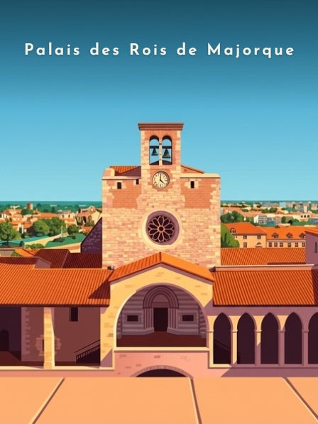 Palais des Rois de Majorque — Pôdevache, visuel seul
