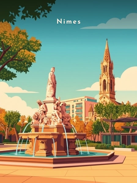 La fontaine Pradier — Pôdevache, visuel seul