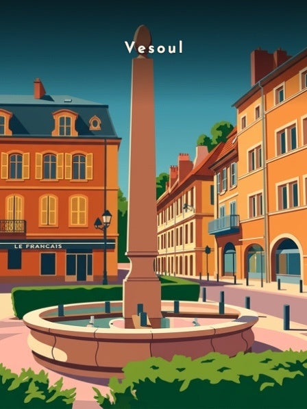 Fontaine de l'Obélisque — Pôdevache, visuel seul