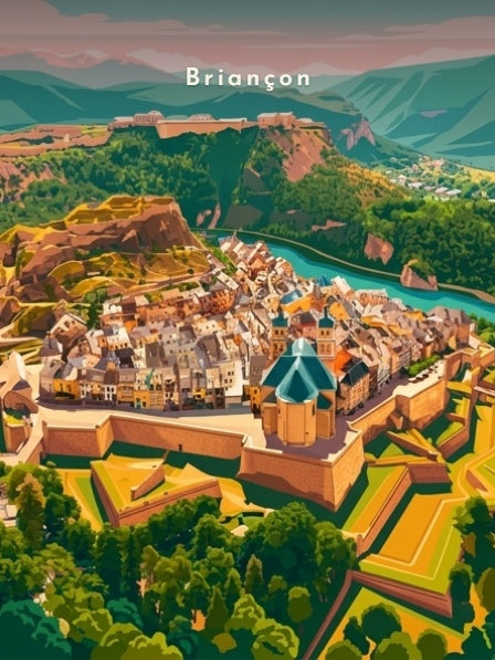 Vue plongeante sur la Cité Vauban — Pôdevache, visuel seul