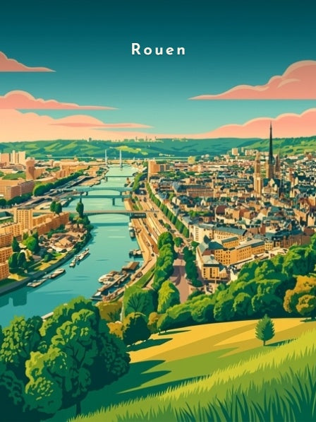 Vue depuis la côte Sainte-Catherine — Pôdevache, visuel seul