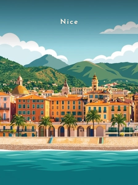 Les Ponchettes et le Vieux-Nice — Pôdevache, visuel seul