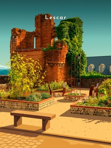 Le jardin médiéval — Pôdevache, visuel seul