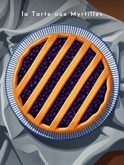 la Tarte aux Myrtilles — Pôdevache, visuel seul