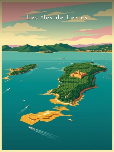 Les îles de Lerins — Pôdevache, visuel seul