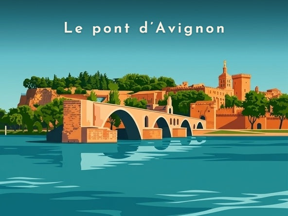 Le pont d’Avignon — Pôdevache, visuel seul