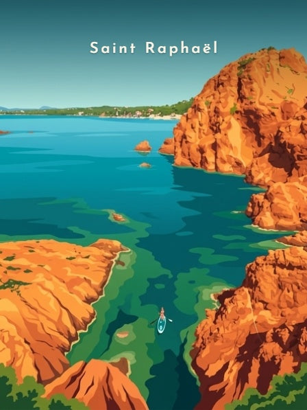 Les calanques de l'Estérel — Pôdevache, visuel seul