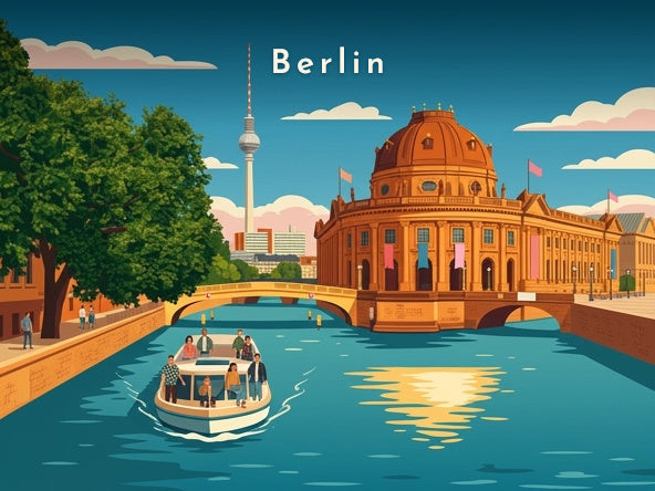 Le Bode-Museum et la Spree — Pôdevache, visuel seul