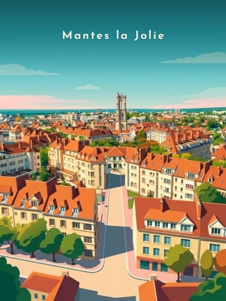 Vue sur la tour Saint-Maclou — Pôdevache, visuel seul