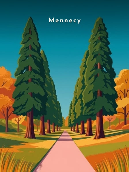 L'allée des séquoias — Pôdevache, visuel seul