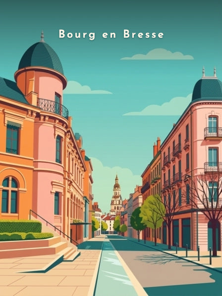 Perspective sur le clocher — Pôdevache, visuel seul