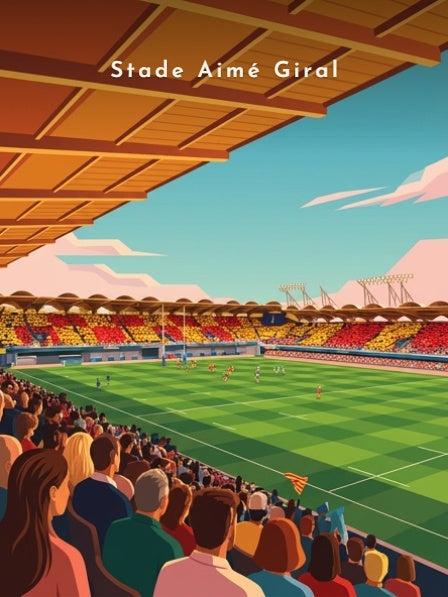Stade Aimé Giral — Pôdevache, visuel seul