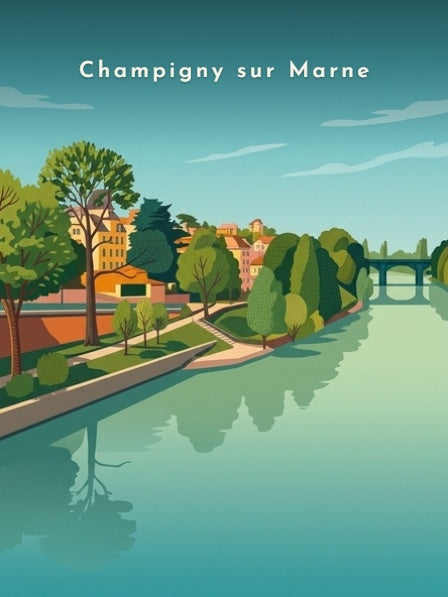 La promenade au fil de l'eau — Pôdevache, visuel seul