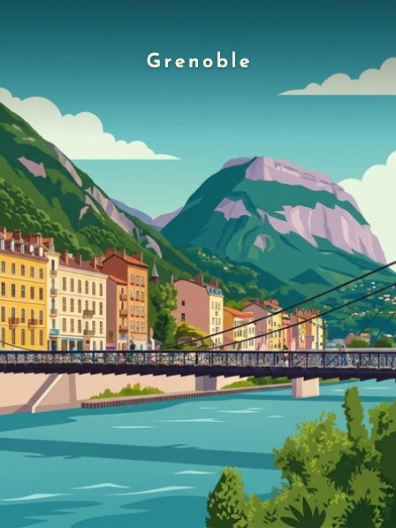 Passerelle Saint-Laurent — Pôdevache, visuel seul