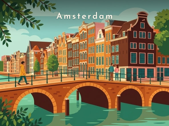 Canal et façades à pignons — Pôdevache, visuel seul