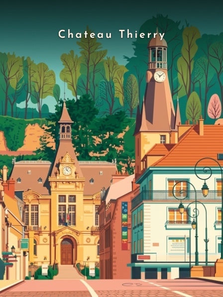 Hôtel de Ville et Tour Balhan — Pôdevache, visuel seul
