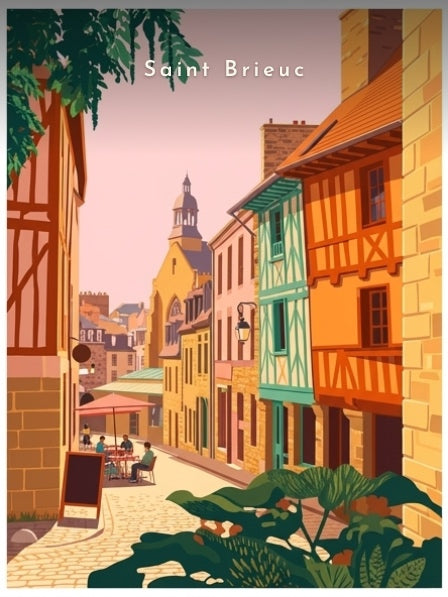 Rue Fardel, vue vers le clocher — Pôdevache, visuel seul