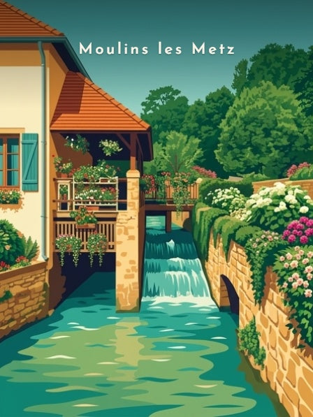 Le bief du moulin — Pôdevache, visuel seul