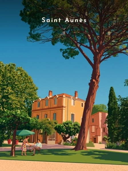 Maison de maître et grand pin — Pôdevache, visuel seul