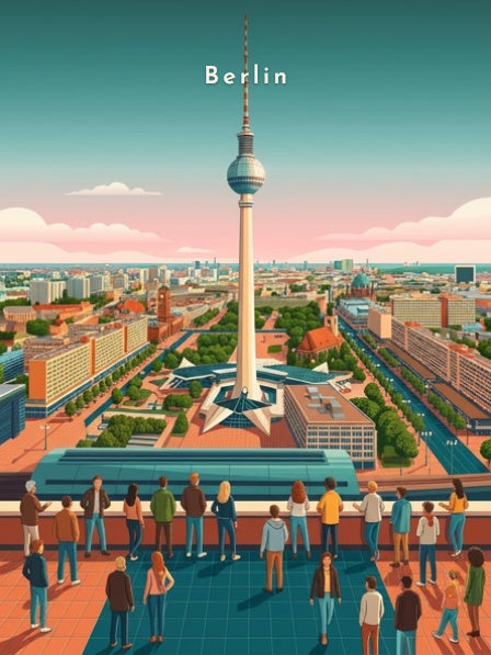 La Fernsehturm — Pôdevache, visuel seul