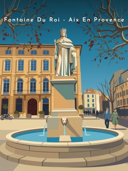 Fontaine Du Roi - Aix En Provence — Pôdevache, visuel seul