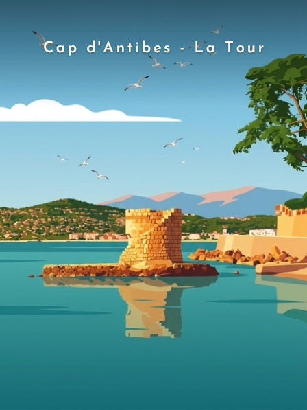 Cap d'Antibes - La Tour — Pôdevache, visuel seul