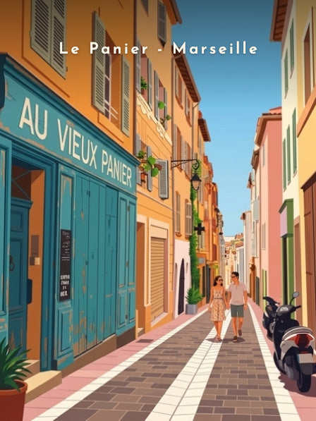 Le Panier - Marseille — Pôdevache, visuel seul